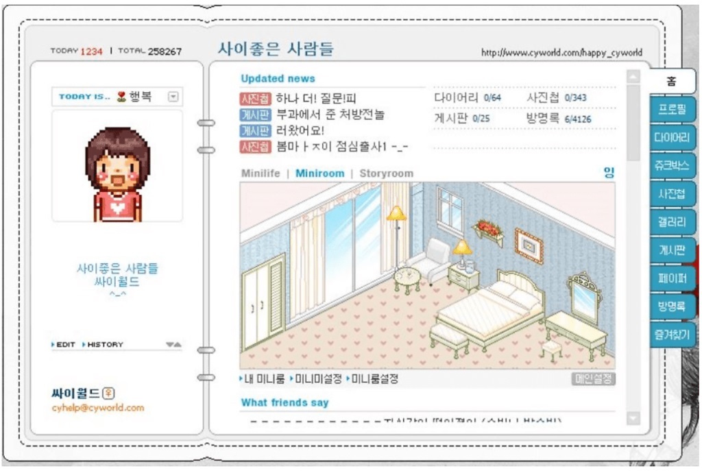 Cyworld Capture d'écran de PIX